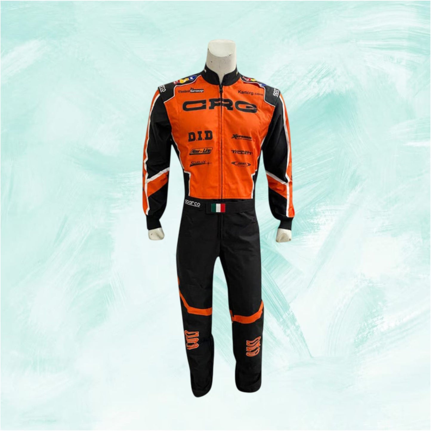 New 2022 CRG Go Kart Overall Sublimation Printed Suit