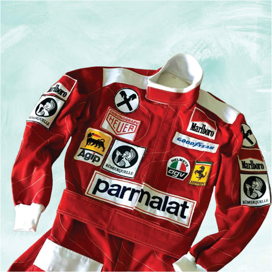 Niki Lauda 1976 Ferrari F1 Embroidered racing suit