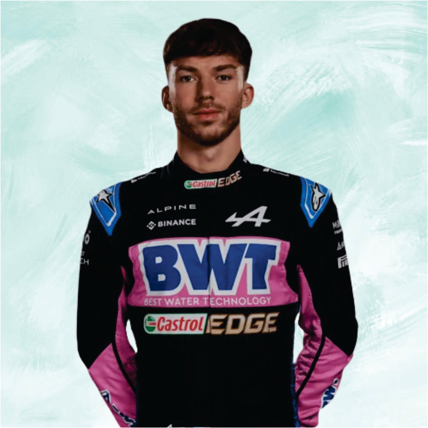 Pierre Gasly 2024 BWT Alpine F1 Racing Suit