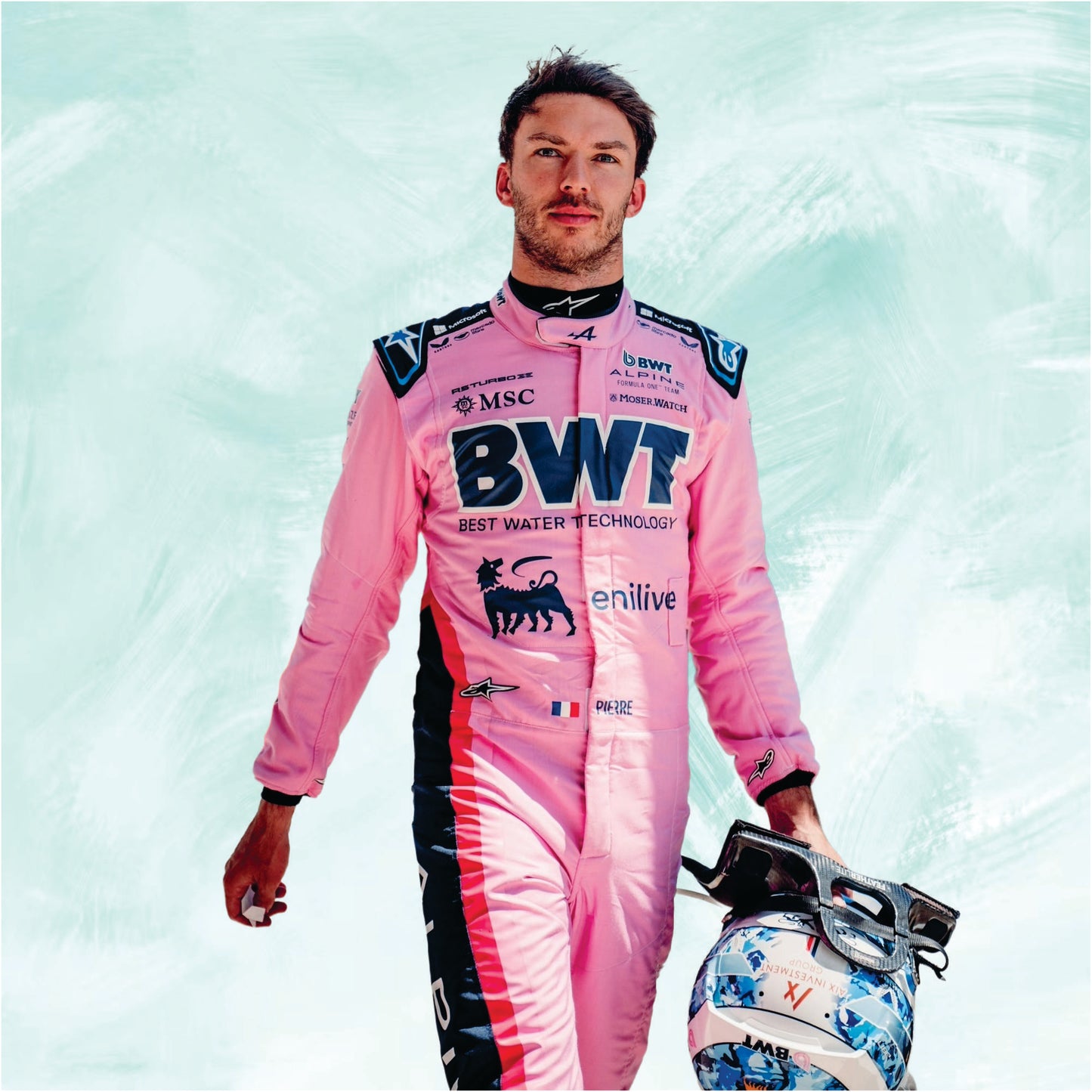 Pierre Gasly 2025 Grand Prix BWT Alpine F1 Team Austrian GP Racing Suit