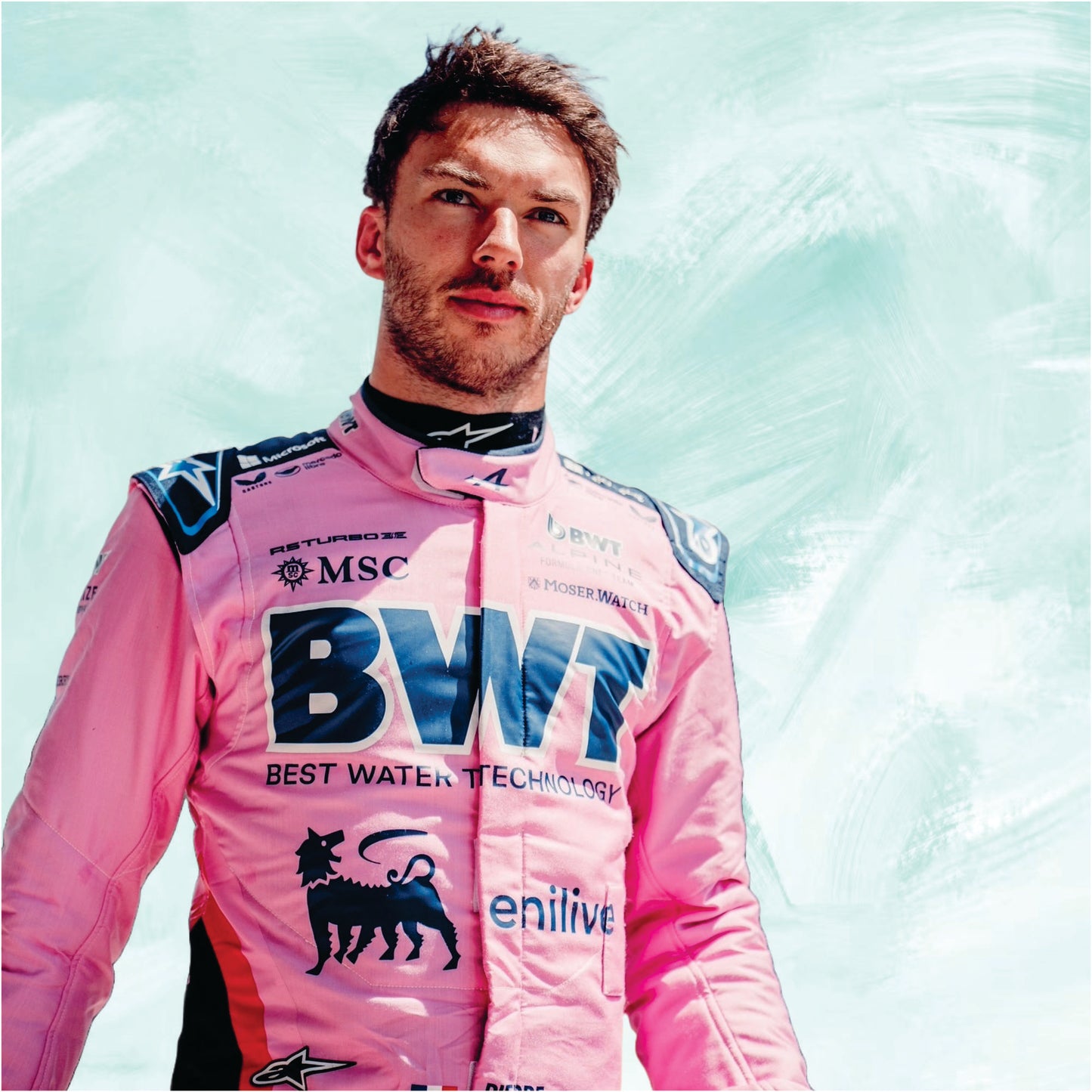 Pierre Gasly 2025 Grand Prix BWT Alpine F1 Team Austrian GP Racing Suit