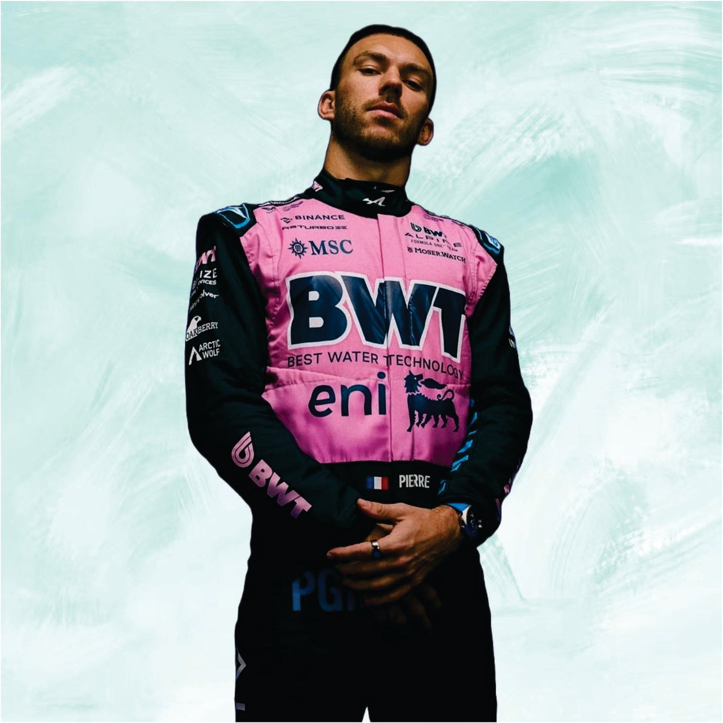 Pierre Gasly 2025 BWT Alpine F1 Racing Suit