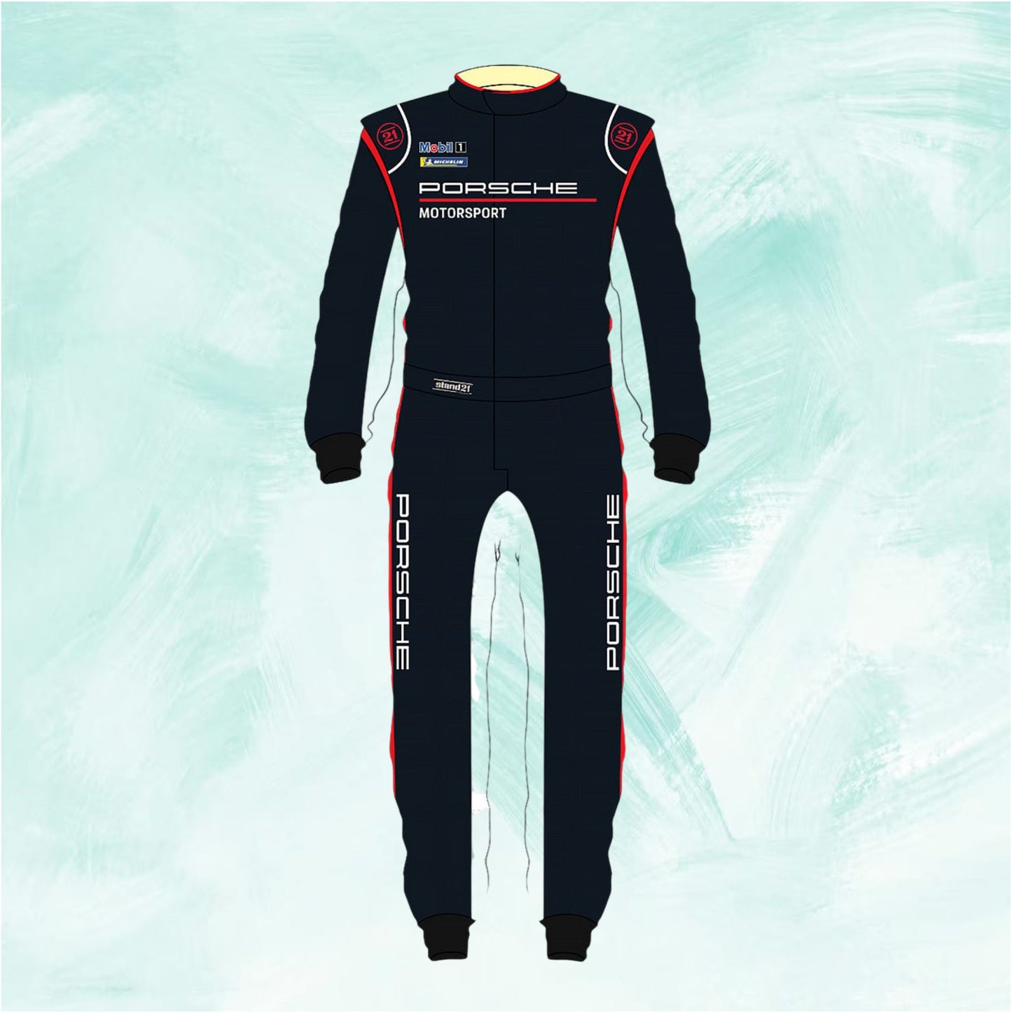 Porsche Motorsports go kart suit