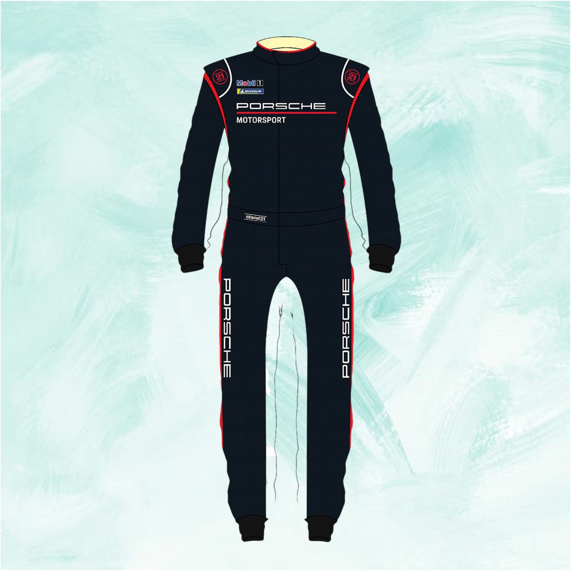 Porsche Motorsports go kart suit