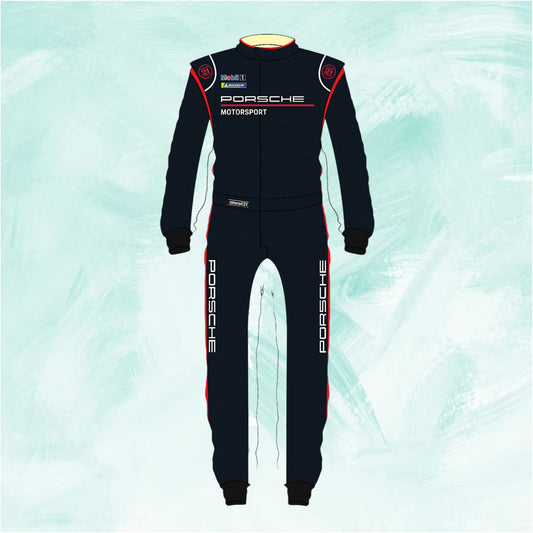 Porsche Motorsports go kart suit