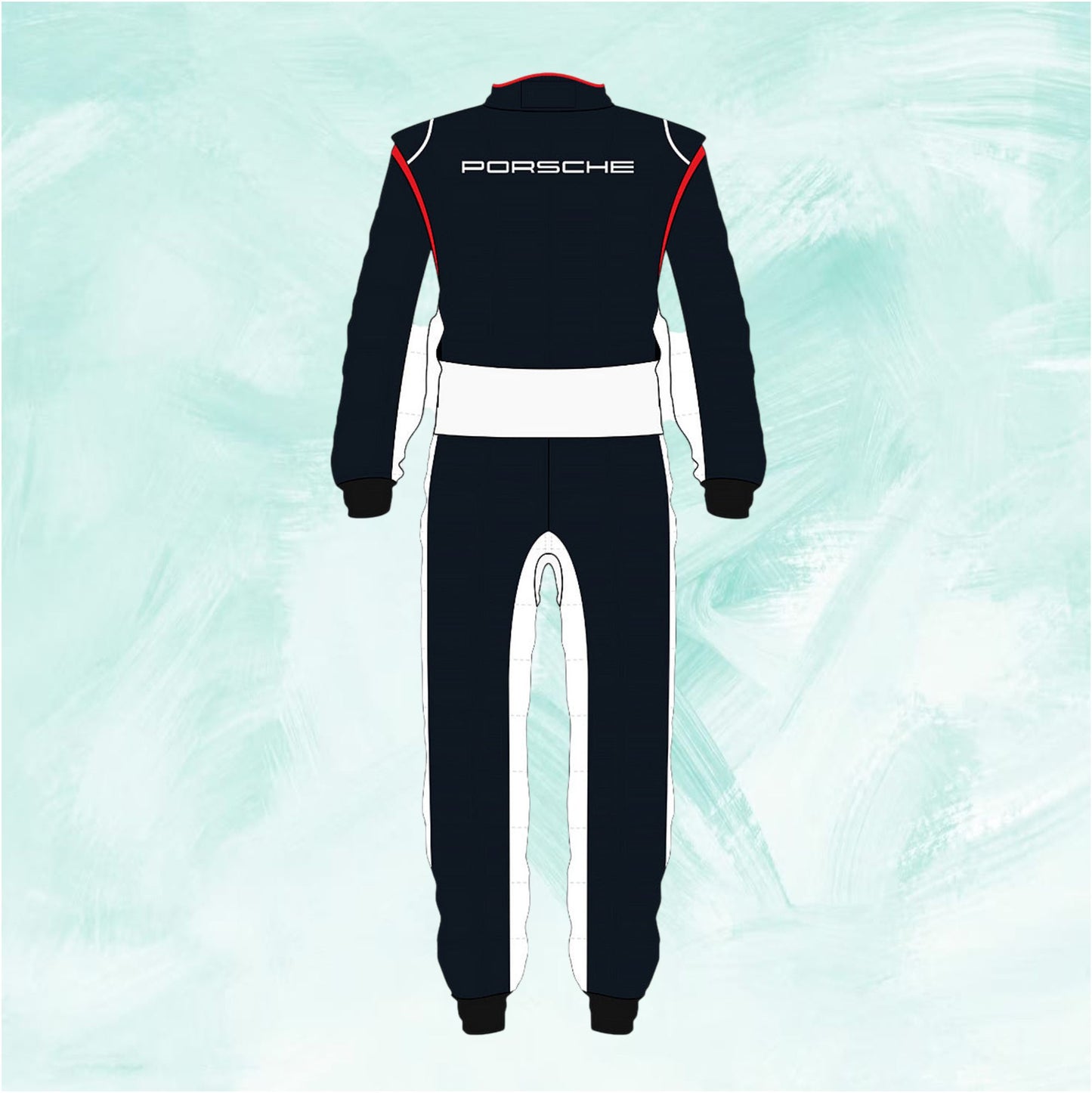 Porsche Motorsports go kart suit