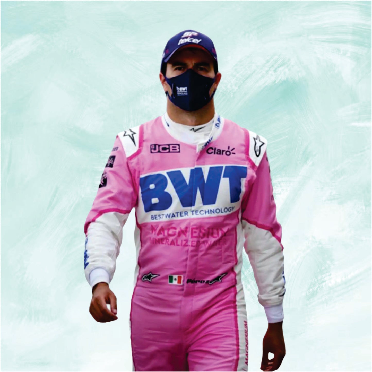 Sergio Perez 2020 Alpine f1 suit