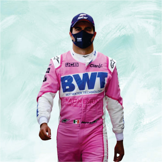 Sergio Perez 2020 Alpine f1 suit
