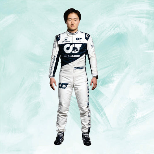 Yuki Tsunoda 2021 Alphatauri f1 suit