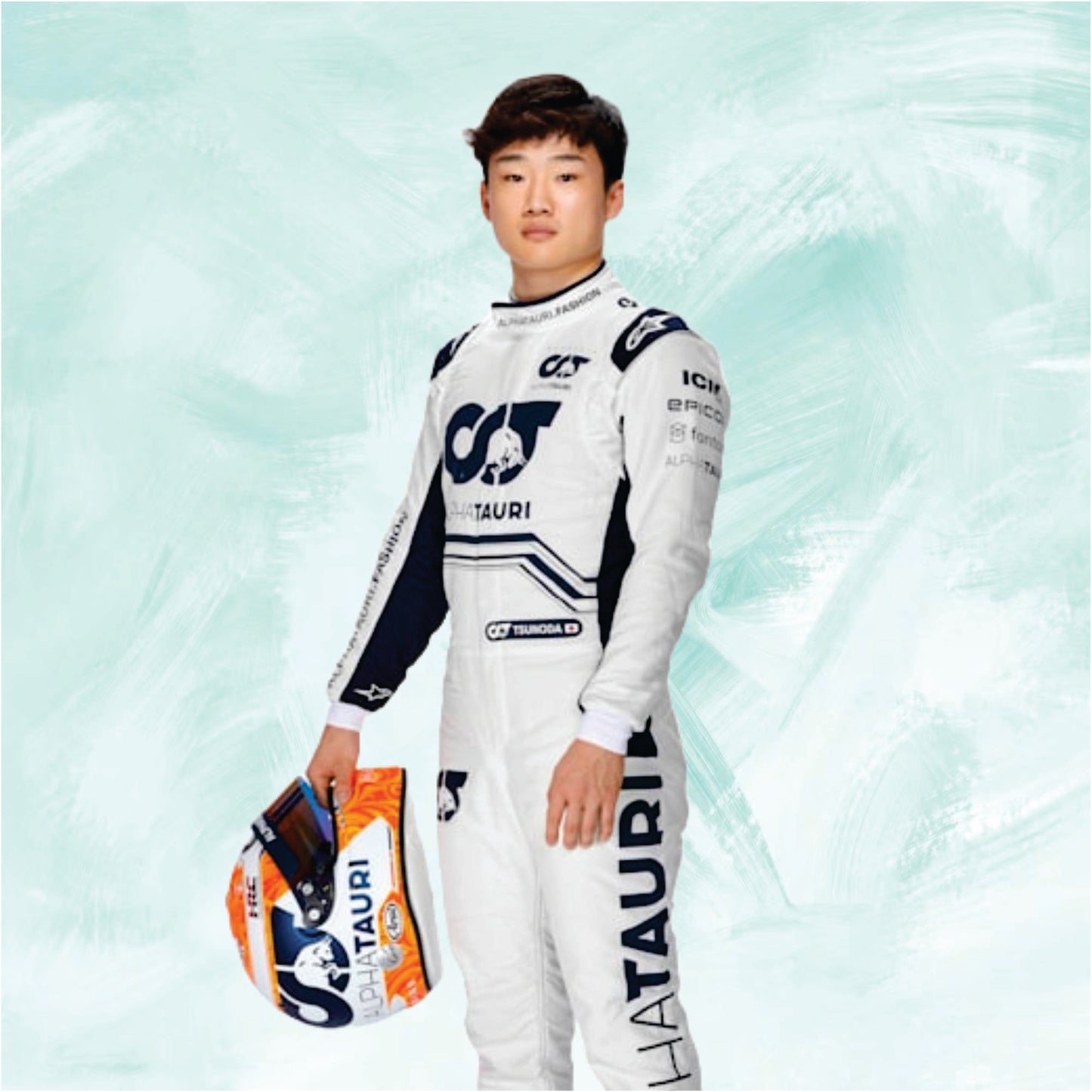 Yuki Tsunoda 2022 Alphatauri f1 suit