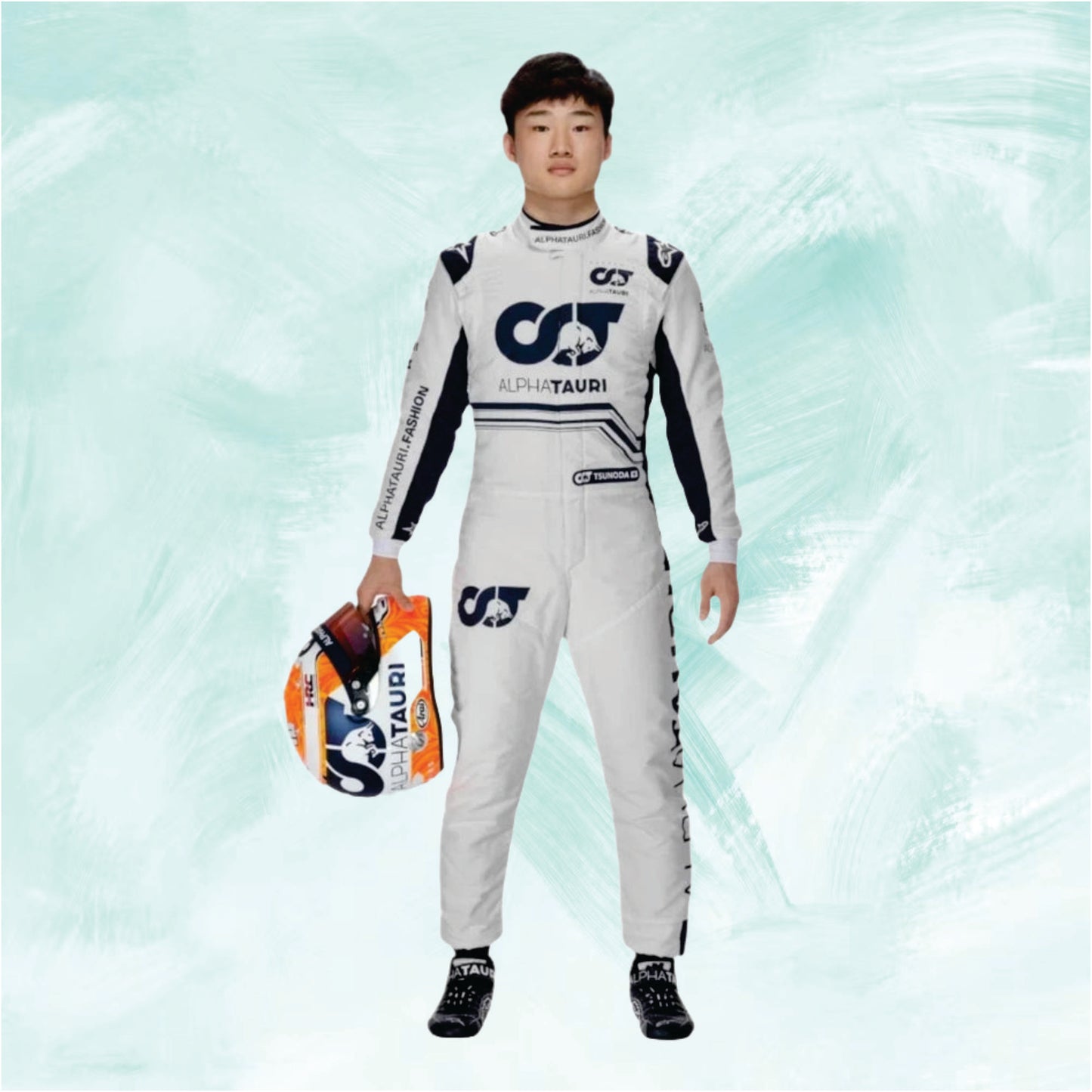 Yuki Tsunoda 2022 Alphatauri f1 suit