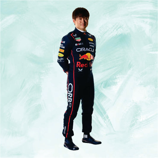Yuki Tsunoda 2025 redbull f1 racing suit