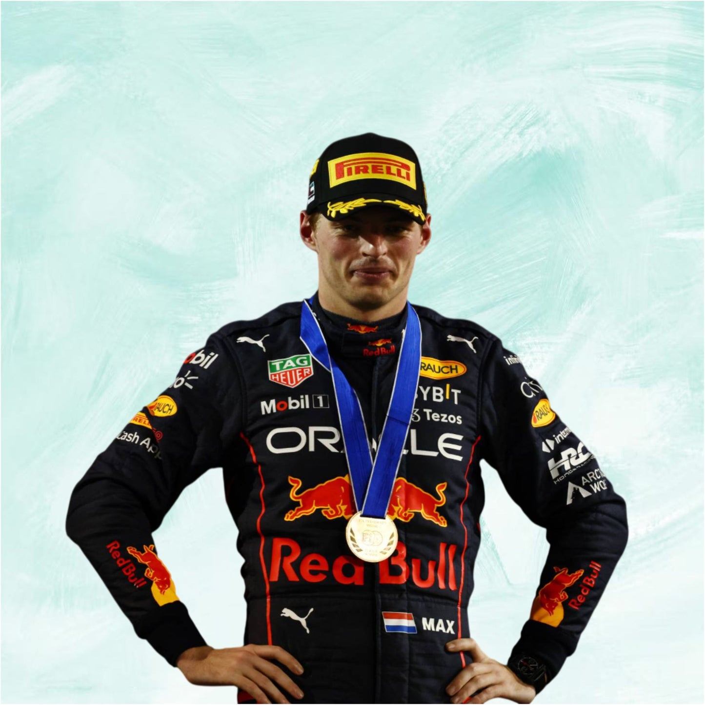 2022 Max Verstappen Red Bull F1 Suit