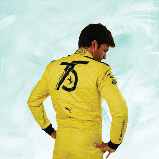Carlos Sainz 2022 F1 Ferrari's 75th Anniversary Replica Racing Suit