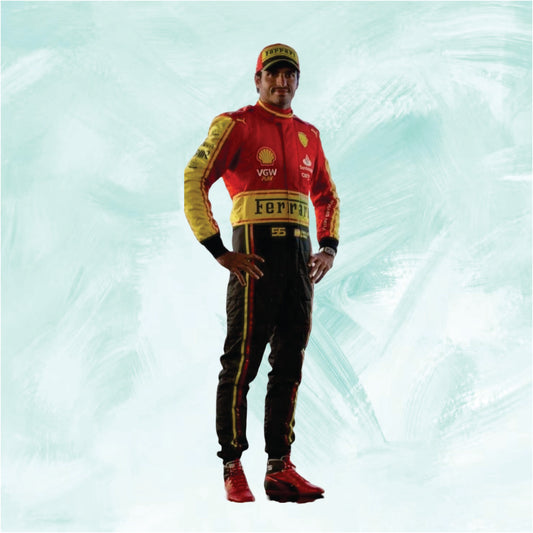 Carlos Sainz 2023 Monza Special Edition F1 Racing Suit Team Ferrari