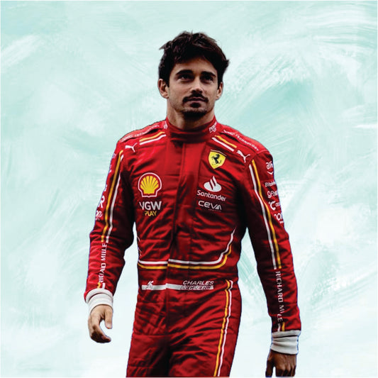 Charles Leclerc 2024 Scuderia Ferrari F1 Team Replica Racing Suit