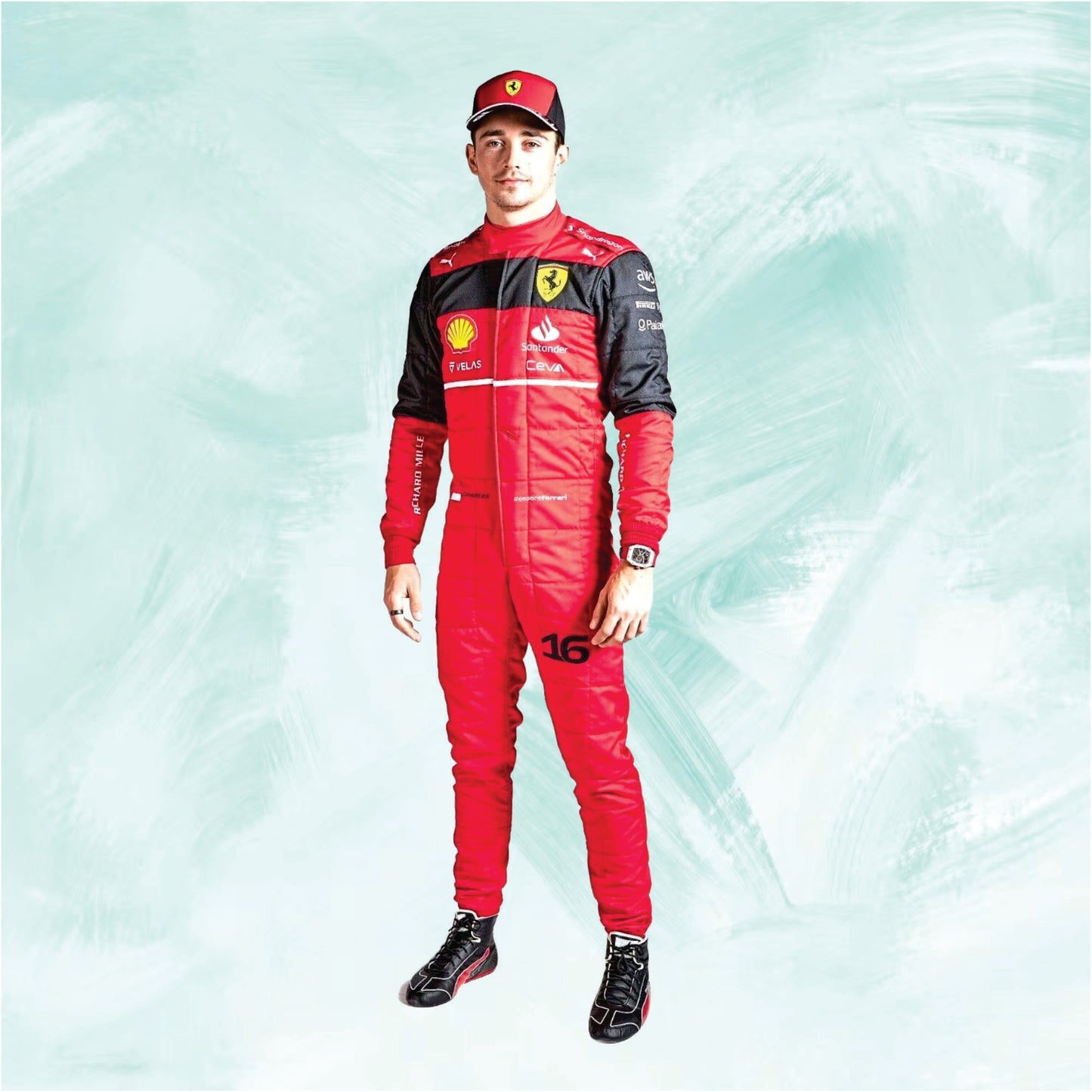 Charles Leclerc 2022 Formula 1 Replica Team Race Suit