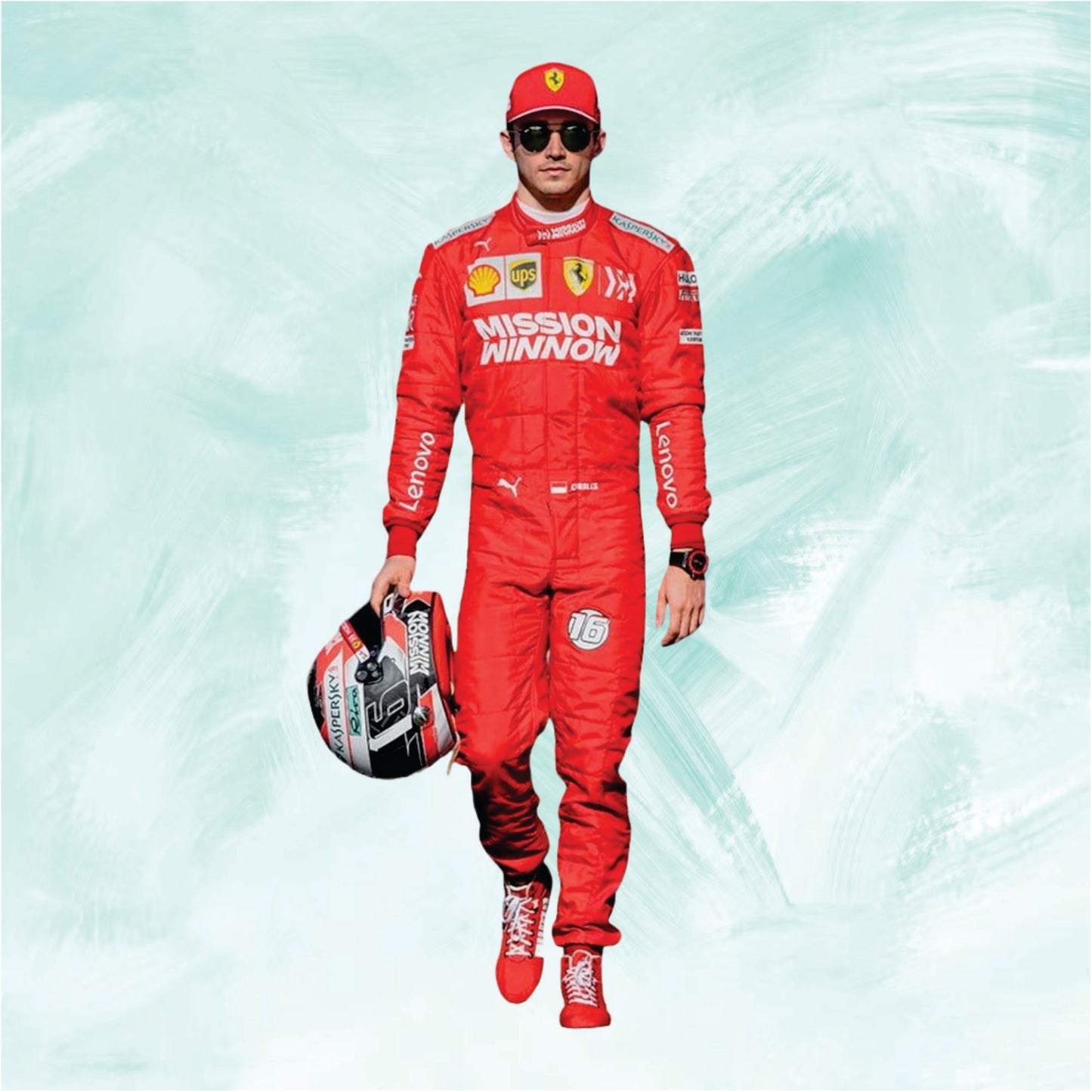Charles Leclerc 2019 Replica Racing Suit Mission Winnow Scuderia Ferrari F1