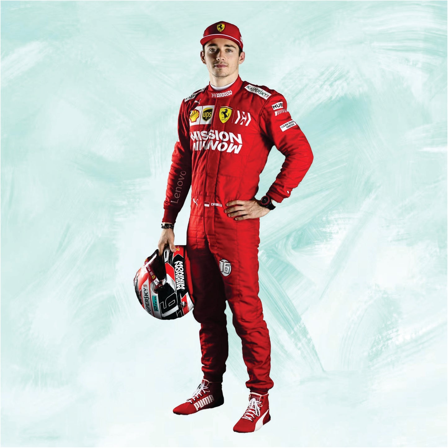 Charles Leclerc 2019 Replica Racing Suit Mission Winnow Scuderia Ferrari F1