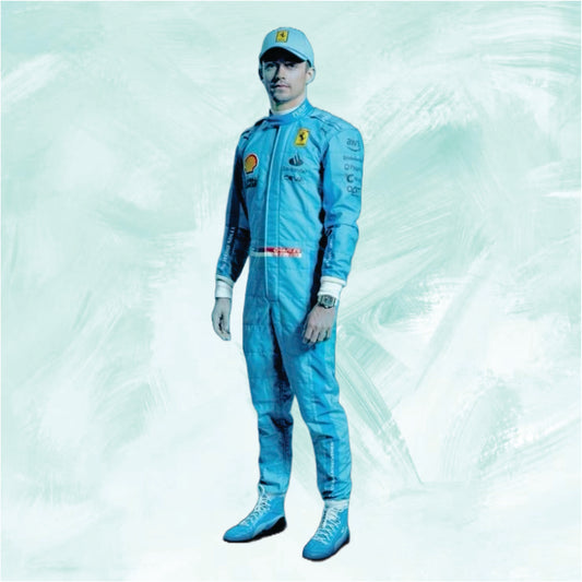 Charles Leclerc 2024 F1 Miami GP Race suit Scuderia Ferrari
