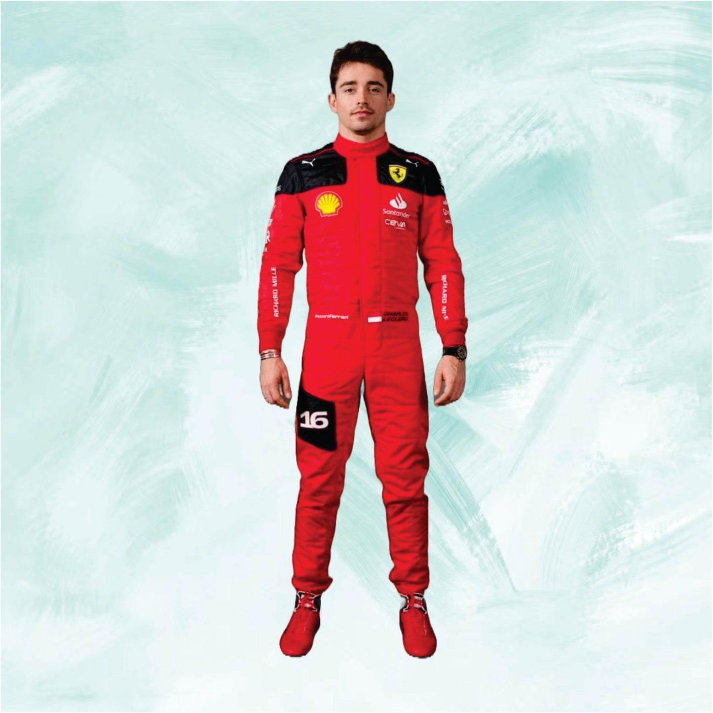 Charles Leclerc 2023 F1 Scuderia Ferrari Race Suit
