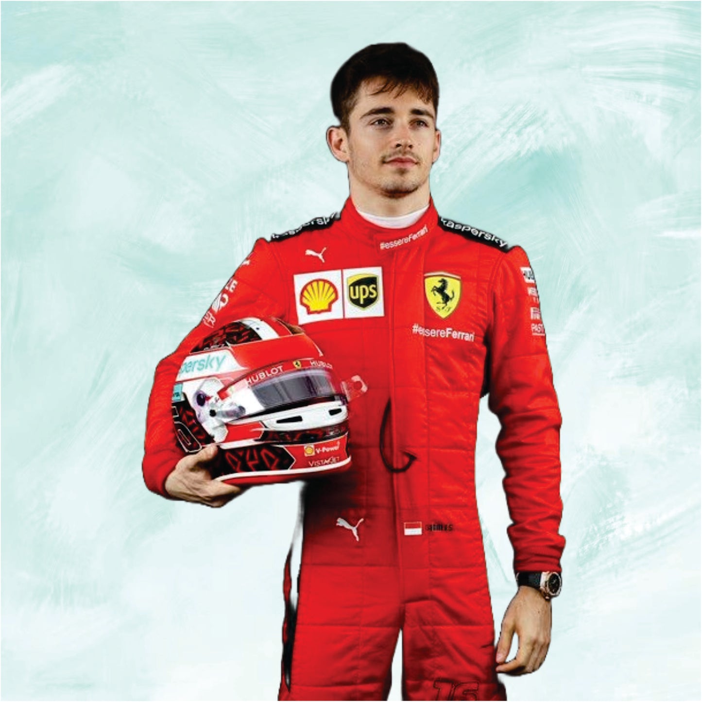 Charles Leclerc 2020 Ferrari F1 Race Suit REPLICA