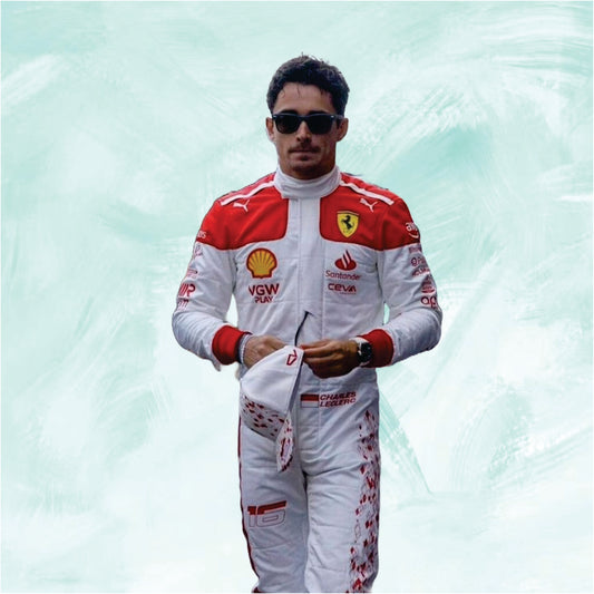 Charles Leclerc 2023 Monaco GP Formula 1 Scuderia Ferrari Replica Race Suit