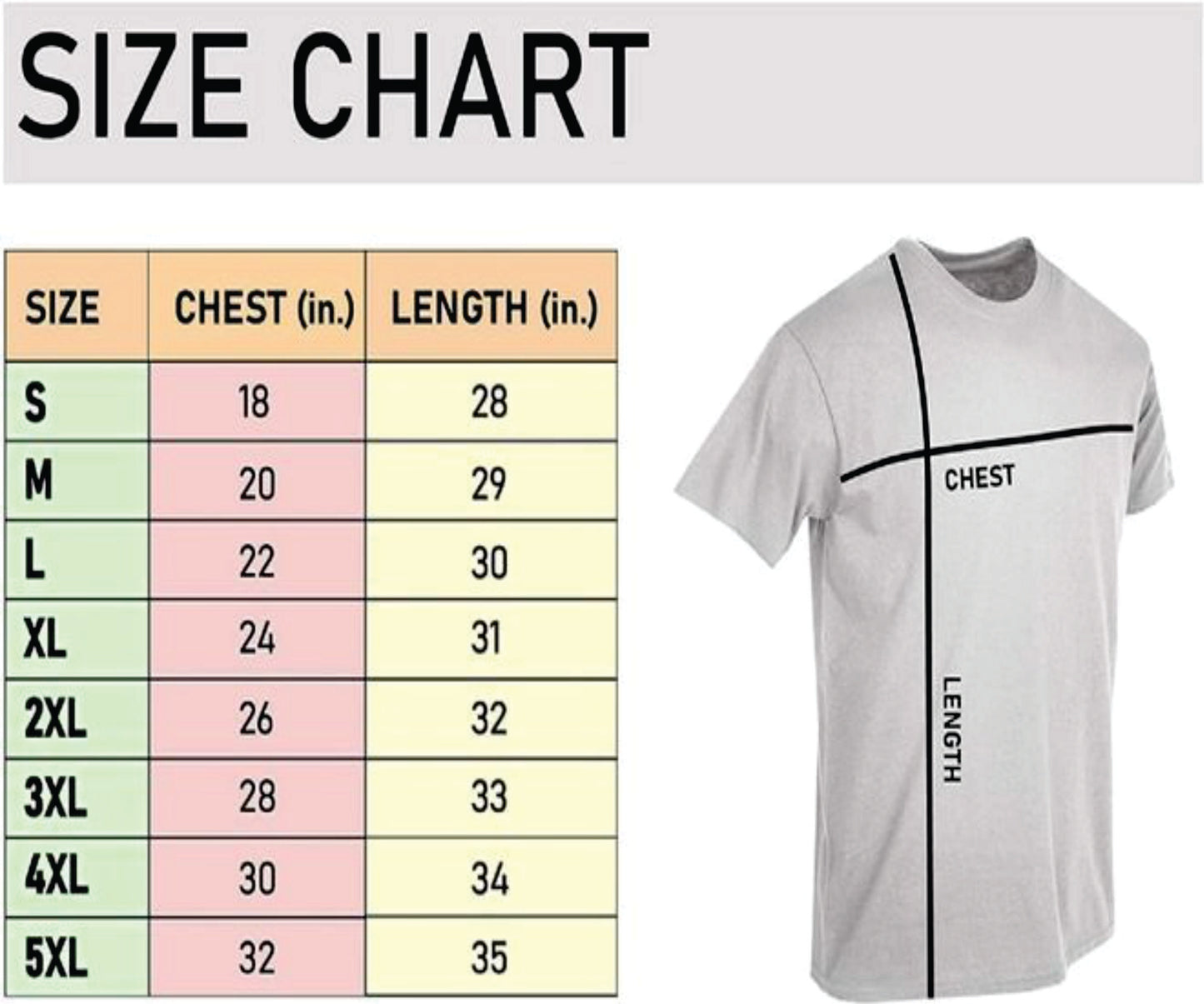 f1 shirt size chart 