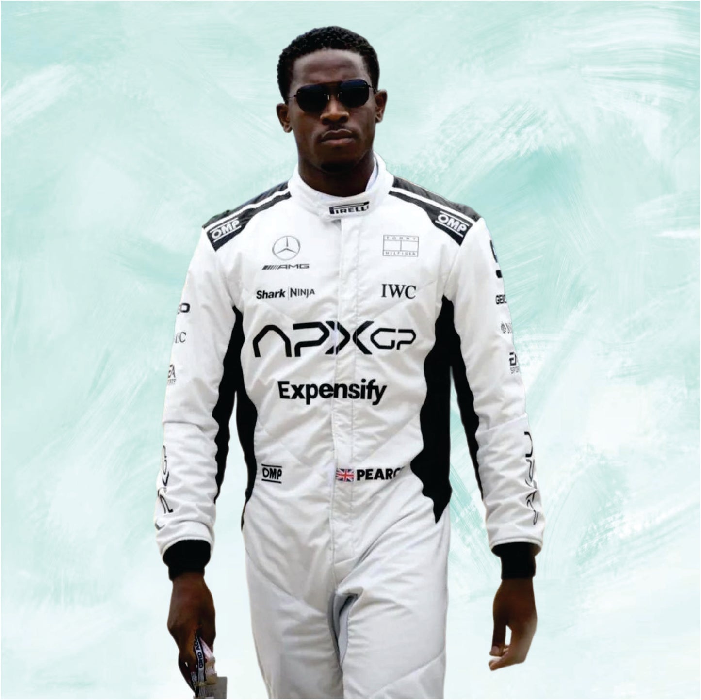 Damson Idris 2025 APX GP F1 Movie Racing Suit