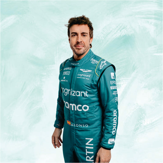 Fernando Alonso 2023 Aston Martin f1 race suit