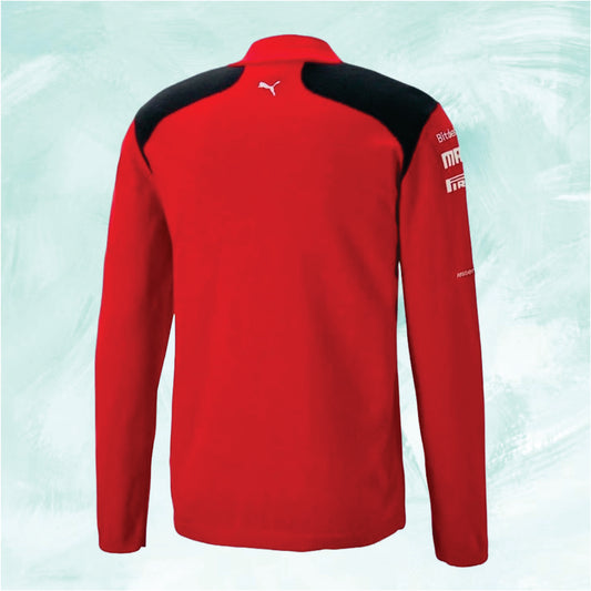 Ferrari F1 Mens Halfzip Sweatshirt