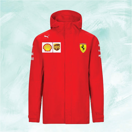 Ferrari F1 Mens Rain Jacket