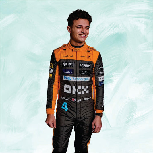 Lando Norris 2023 Mclaren f1 suit