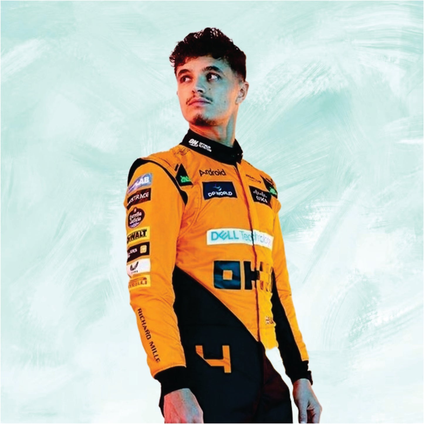 Lando Norris 2024 Mclaren f1 suit