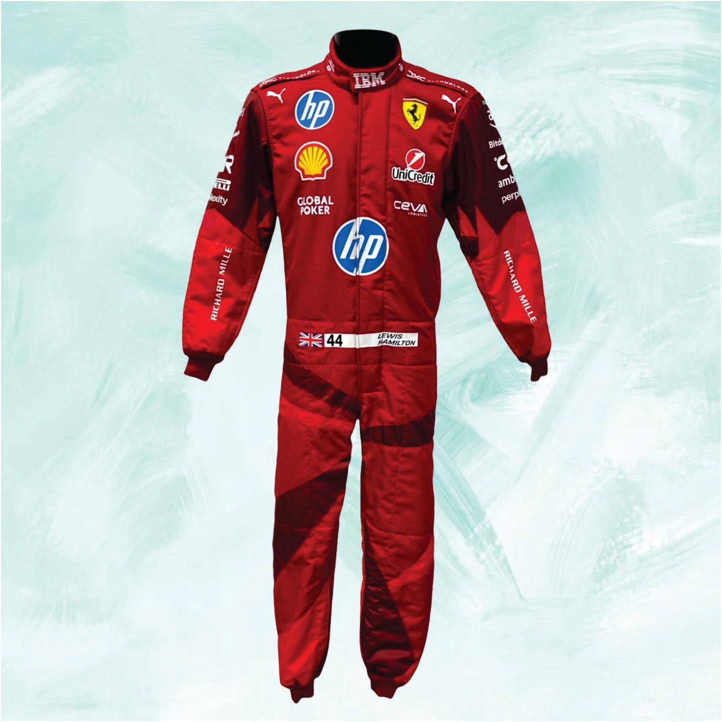 Lewis Hamilton 2025 F1 Racing Suit Las Vegas GP