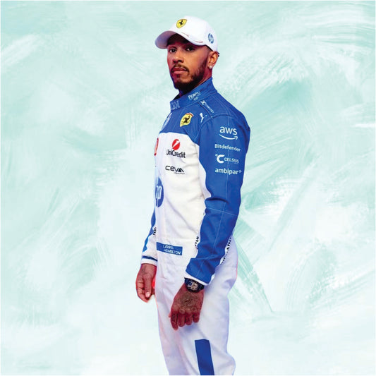 Lewis Hamilton 2025 F1 Scuderia Ferrari Miami GP Race Suit
