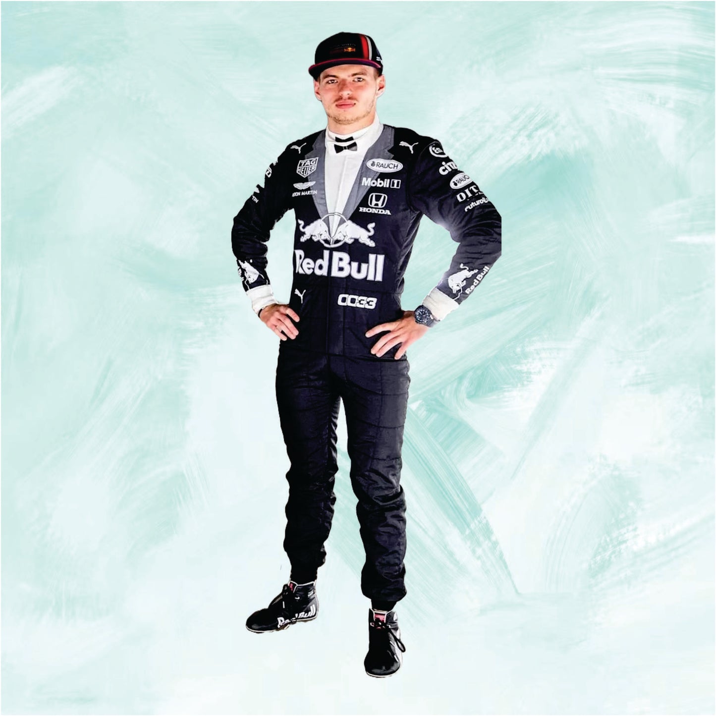 Max Verstappen 2019 British Grand Prix 007 Red Bull Racing Suit