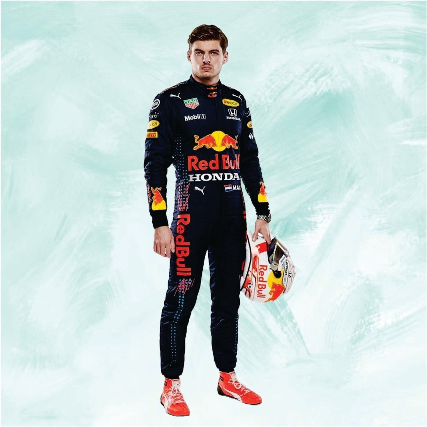 Max Verstappen 2021 F1 Replica Red bull Race Suit