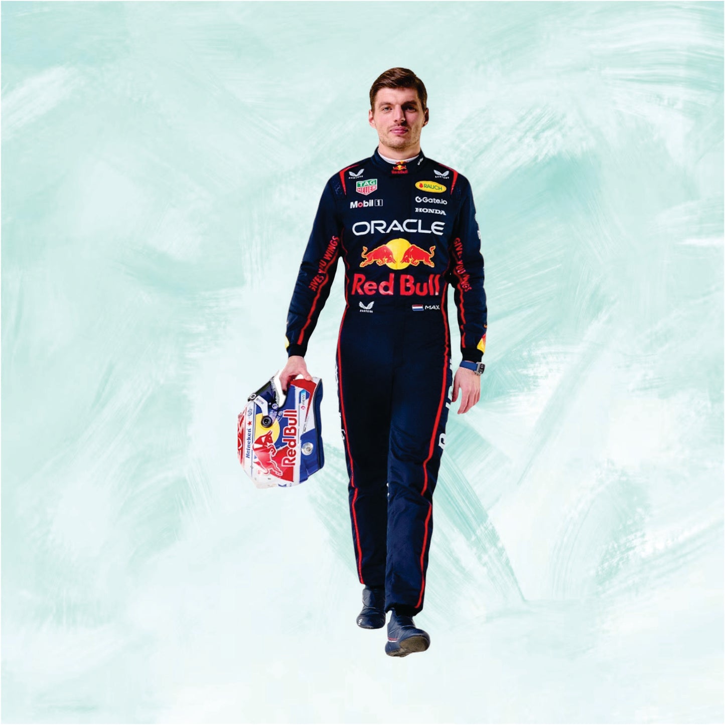 Max Verstappen 2025 Red Bull F1 Racing Suit