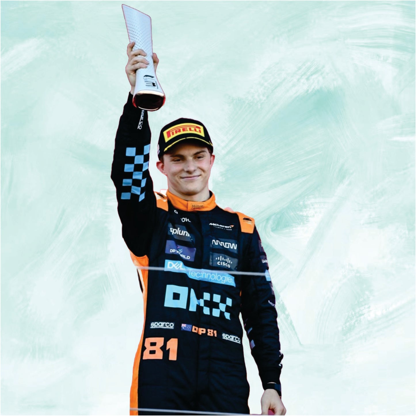 Oscar Piastri 2022 Mclaren f1 suit