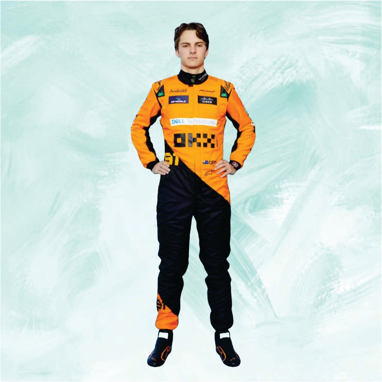 Oscar Piastri 2024 Mclaren f1 suit