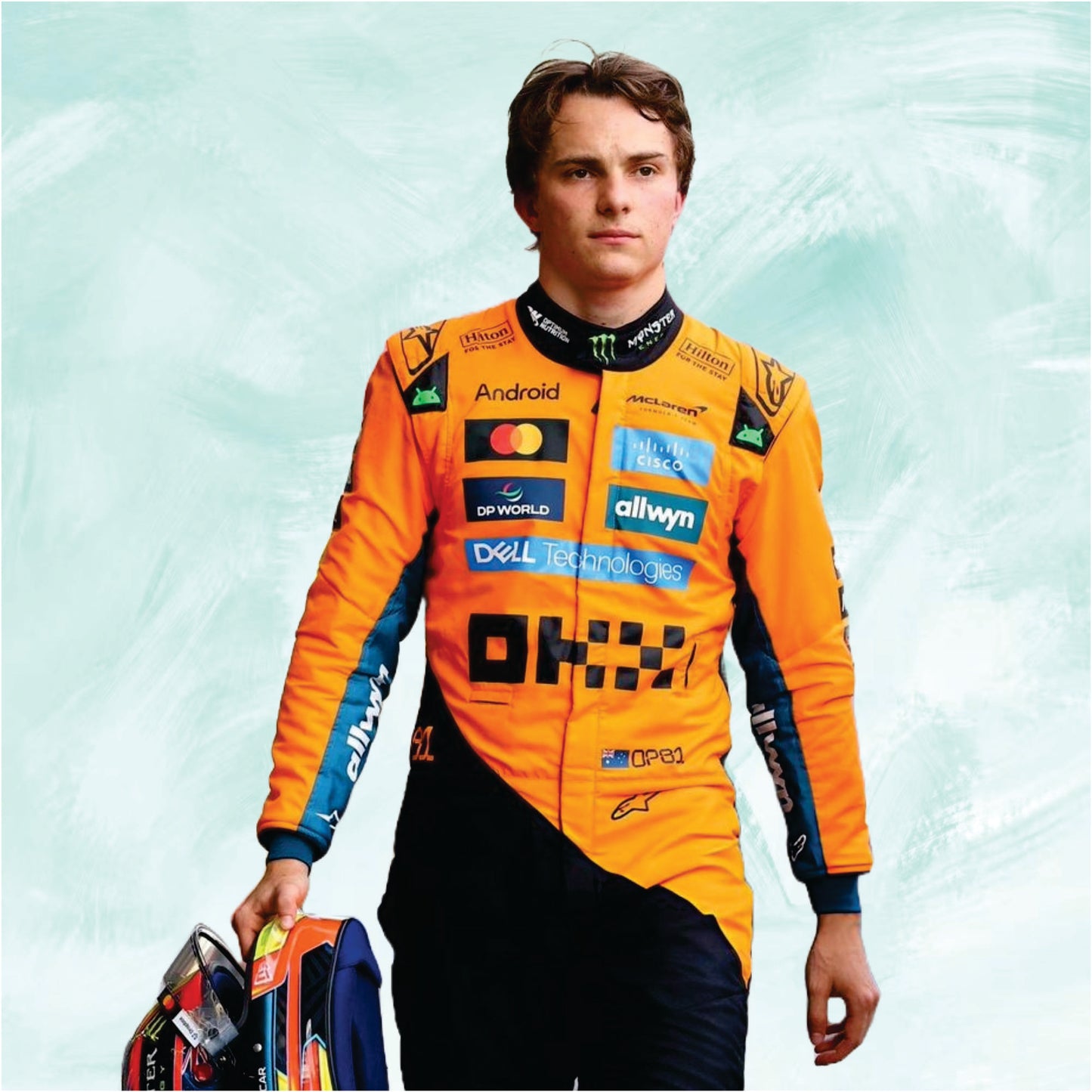 Oscar Piastri 2025 Mclaren f1 suit