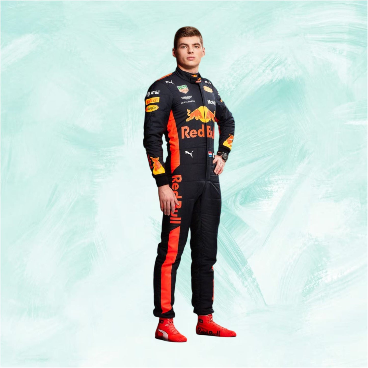2019 Max Verstappen Red Bull F1 Suit